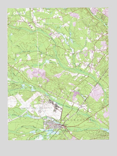 Lakehurst, NJ USGS Topographic Map