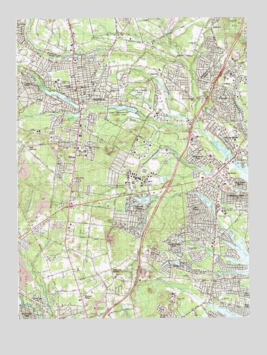 Lakewood, NJ USGS Topographic Map