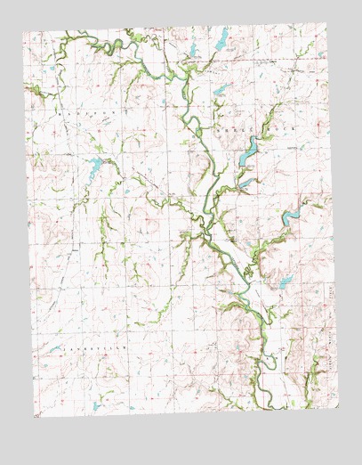 Lamont, KS USGS Topographic Map