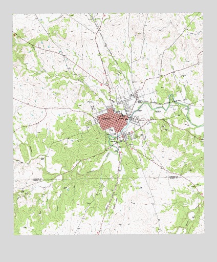 Lampasas, TX USGS Topographic Map