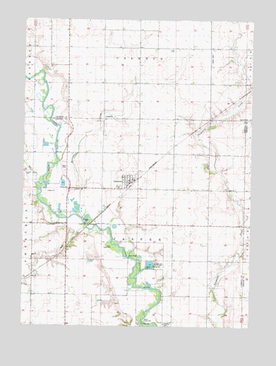 Lanesboro, IA USGS Topographic Map
