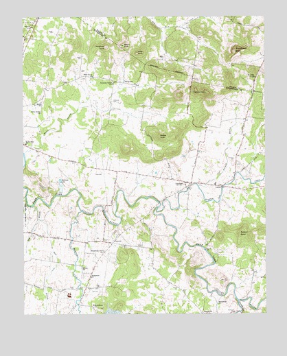 Lascassas, TN USGS Topographic Map