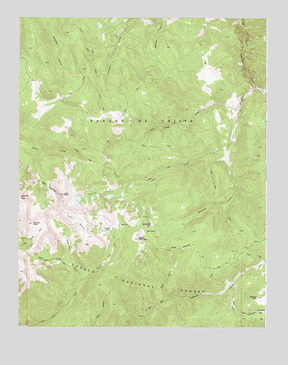 Latir Peak, NM USGS Topographic Map