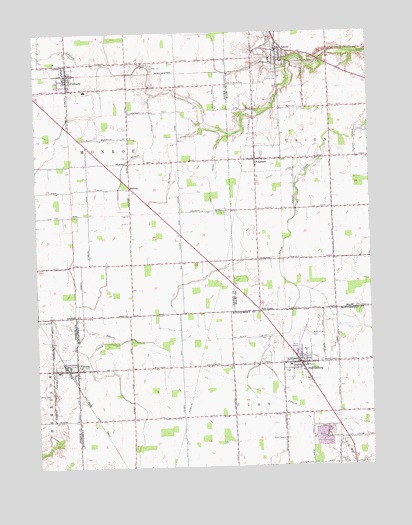 Laura, OH USGS Topographic Map