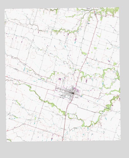 Bartlett, TX USGS Topographic Map
