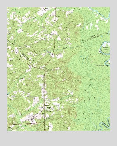 Leesburg, SC USGS Topographic Map