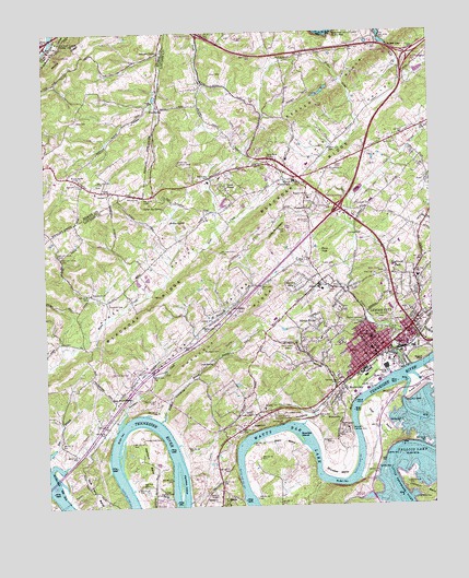 Lenoir City, TN USGS Topographic Map