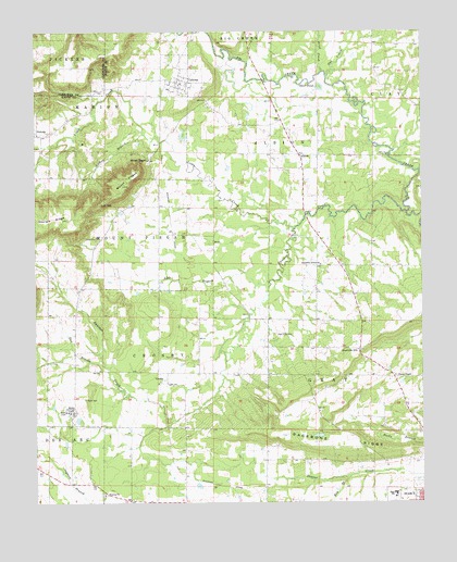 Letona, AR USGS Topographic Map