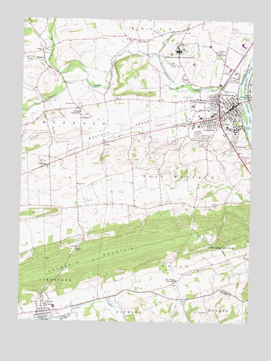 Lewisburg, PA USGS Topographic Map