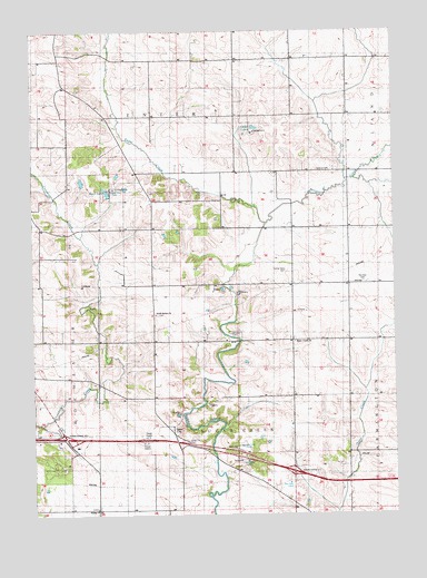 Lime City, IA USGS Topographic Map
