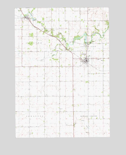 Lime Springs, IA USGS Topographic Map