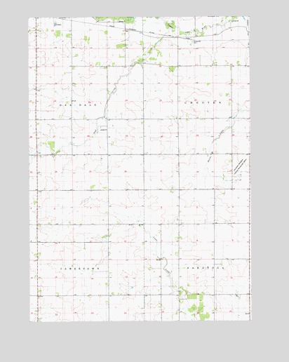 Lime Springs NW, IA USGS Topographic Map