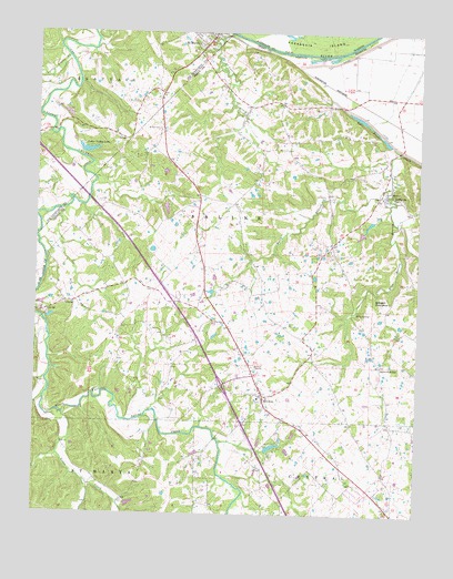Lithium, MO USGS Topographic Map