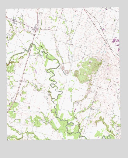 Little River, TX USGS Topographic Map
