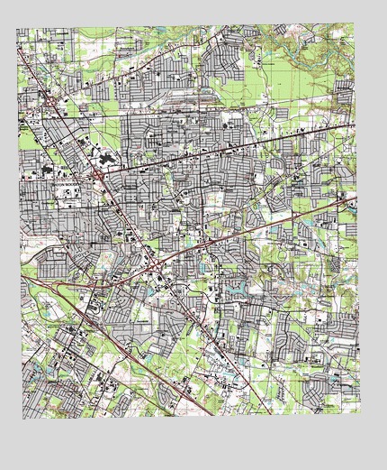 Baton Rouge East, LA USGS Topographic Map