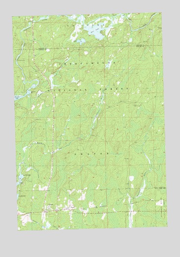 Loretta, WI USGS Topographic Map
