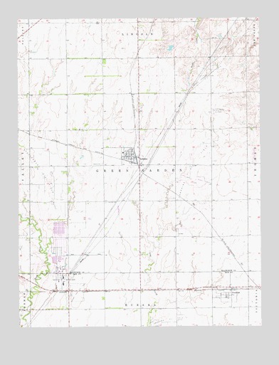 Lorraine, KS USGS Topographic Map