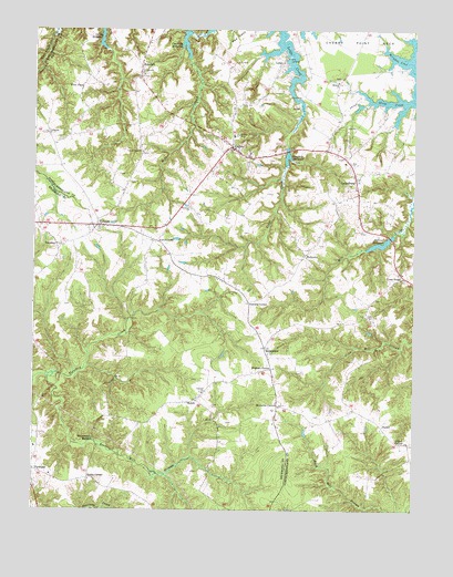 Lottsburg, VA USGS Topographic Map
