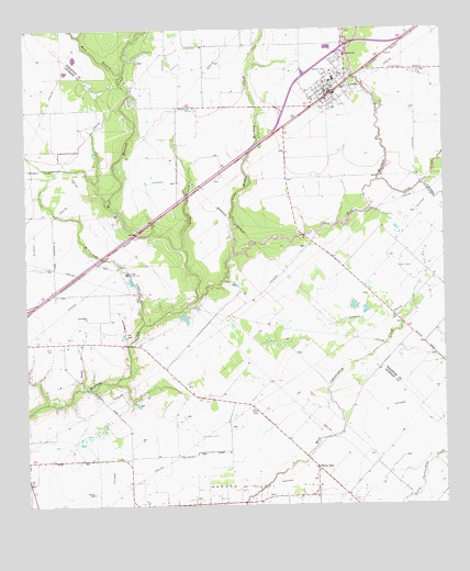 Louise, TX USGS Topographic Map