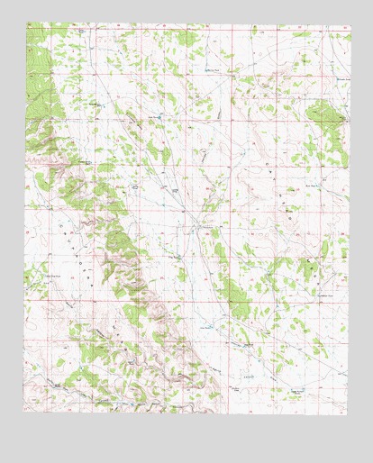 Lovelace Mesa, NM USGS Topographic Map