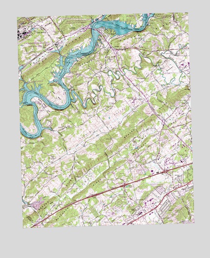 Lovell, TN USGS Topographic Map