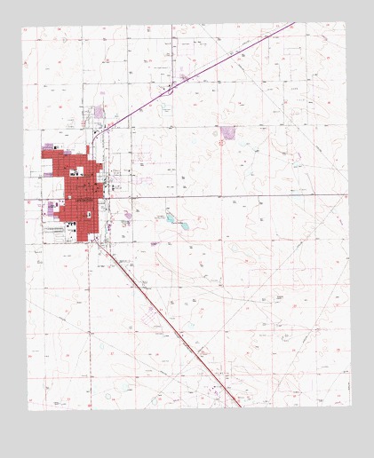 Lovington, NM USGS Topographic Map