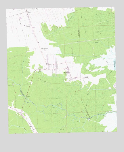 Lower Vacherie, LA USGS Topographic Map