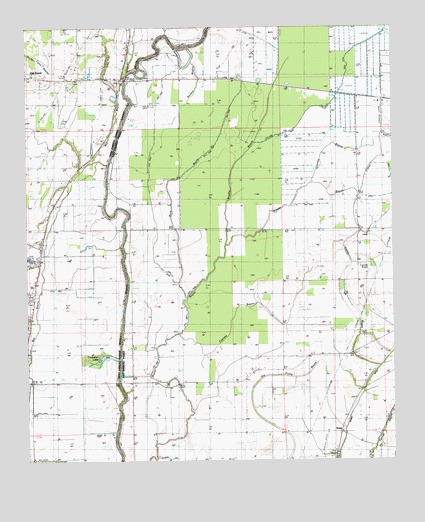 Baxter Bayou, LA USGS Topographic Map