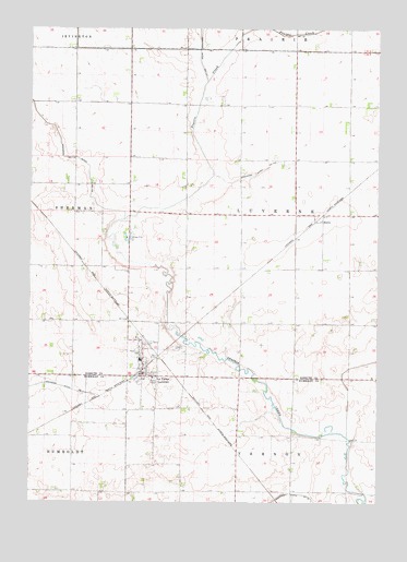 Lu Verne, IA USGS Topographic Map