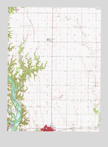 Luther, IA USGS Topographic Map