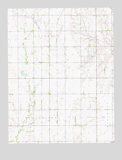 Lyons NW, KS USGS Topographic Map