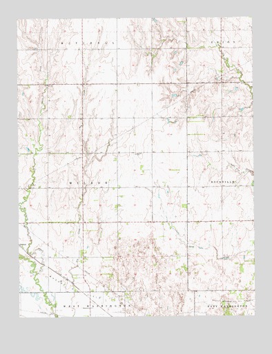 Lyons SE, KS USGS Topographic Map