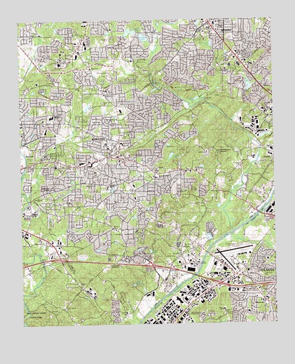 Mableton, GA USGS Topographic Map