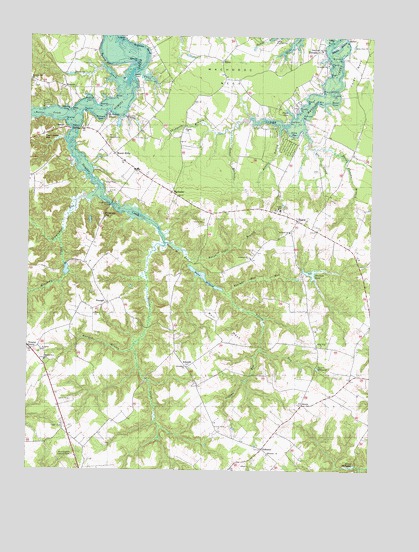 Machodoc, VA USGS Topographic Map