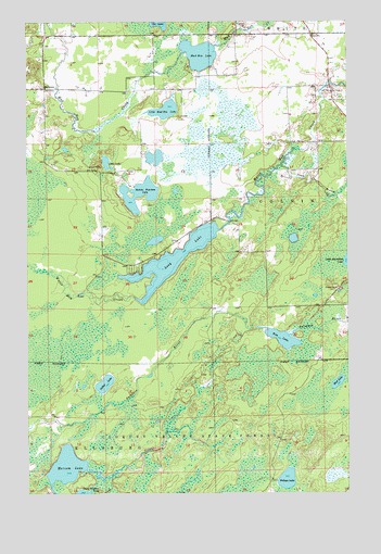 Makinen, MN USGS Topographic Map