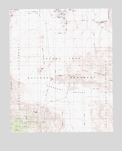 Malapai Hill, CA USGS Topographic Map