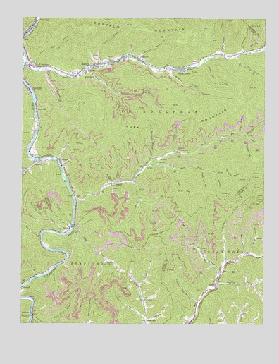 Mallory, WV USGS Topographic Map
