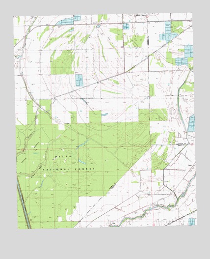 Bayland, MS USGS Topographic Map