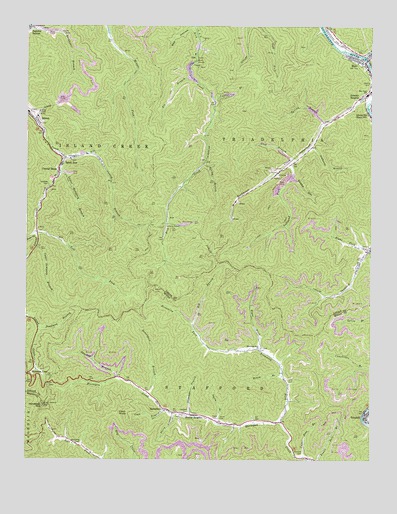 Man, WV USGS Topographic Map