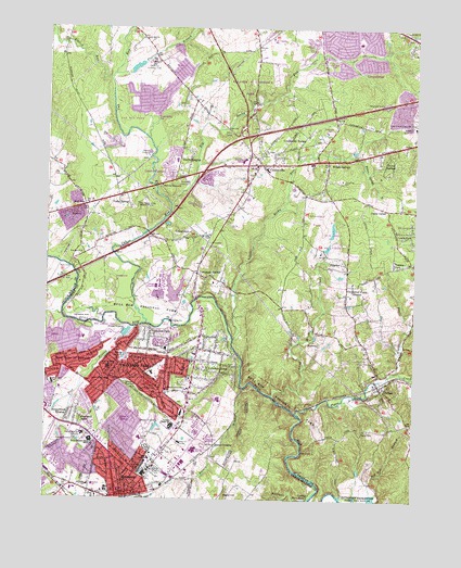 Manassas, VA USGS Topographic Map