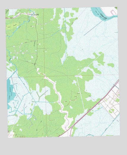 Bayou Boeuf, LA USGS Topographic Map