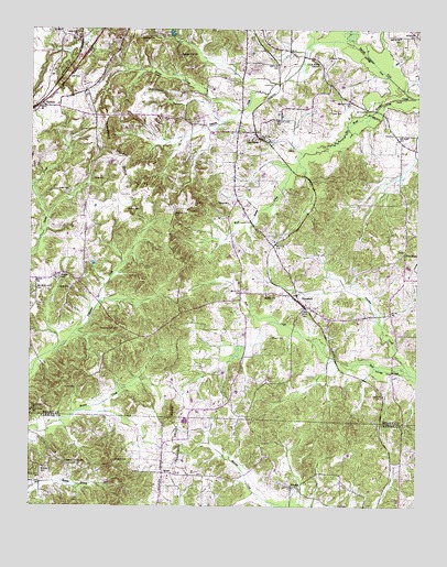 Mansfield, TN USGS Topographic Map