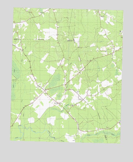 Maple Hill, NC USGS Topographic Map