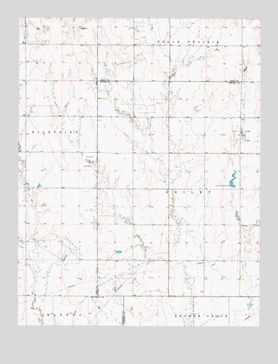 Bazine SE, KS USGS Topographic Map