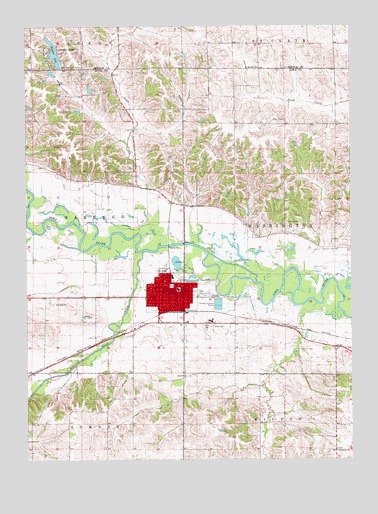 Marengo, IA USGS Topographic Map