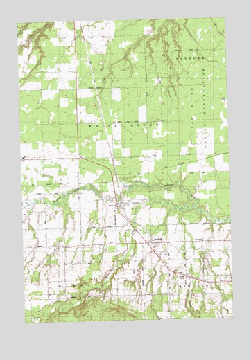 Marengo, WI USGS Topographic Map