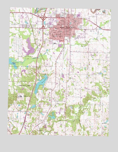 Marion, IL USGS Topographic Map