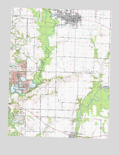 Mascoutah, IL USGS Topographic Map