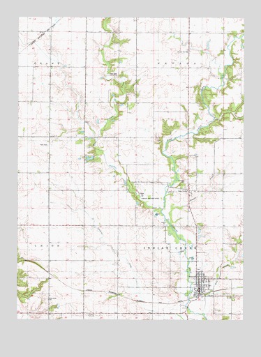 Maxwell, IA USGS Topographic Map