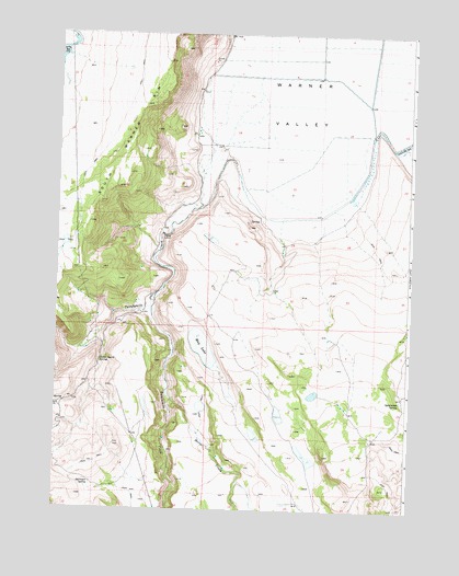 May Lake, OR USGS Topographic Map